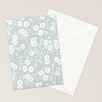 Cluster Flower Vines - Mint Stationery Card Gallery Image 2