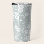 Cluster Flower Vines - Mint Travel Mug Gallery Image 3