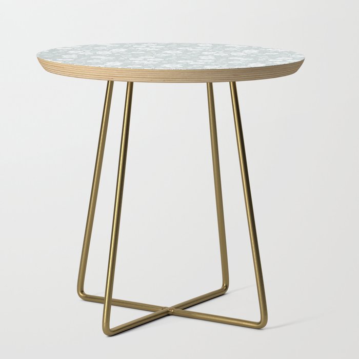 Cluster Flower Vines - Mint Side Table Gallery Image 1