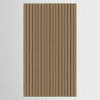 Minimal Arch XLIII Natural Tan Modern Geometric Lines Tablecloth Gallery Image 2
