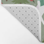 Christmas Winter Unicorn Pattern Bath Mat Gallery Image 2