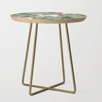 Christmas Winter Unicorn Pattern Side Table Gallery Image 1