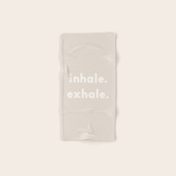 inhale exhale âÂ neutral Bath Towel Gallery Image 1