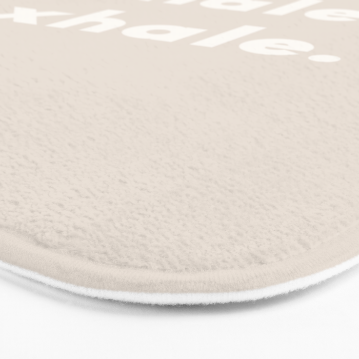inhale exhale âÂ neutral Bath Mat Gallery Image 3