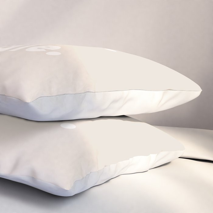 inhale exhale âÂ neutral Pillow Sham Gallery Image 3