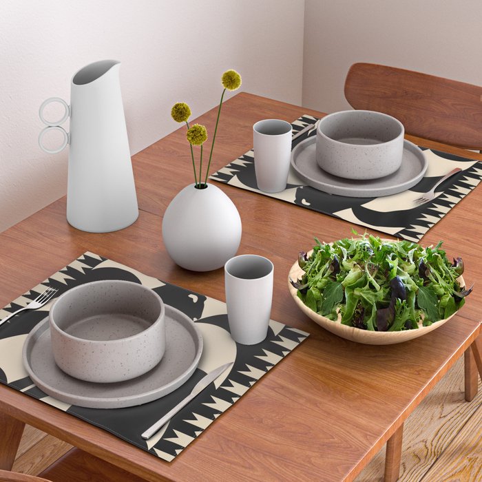 Minimalist Rabbit Placemat Gallery Image 2