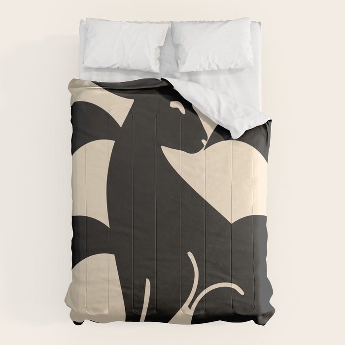 Minimalist Rabbit Comforter Gallery Image 6