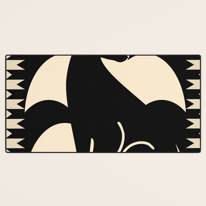 Minimalist Rabbit Desk Mat Gallery Image 3