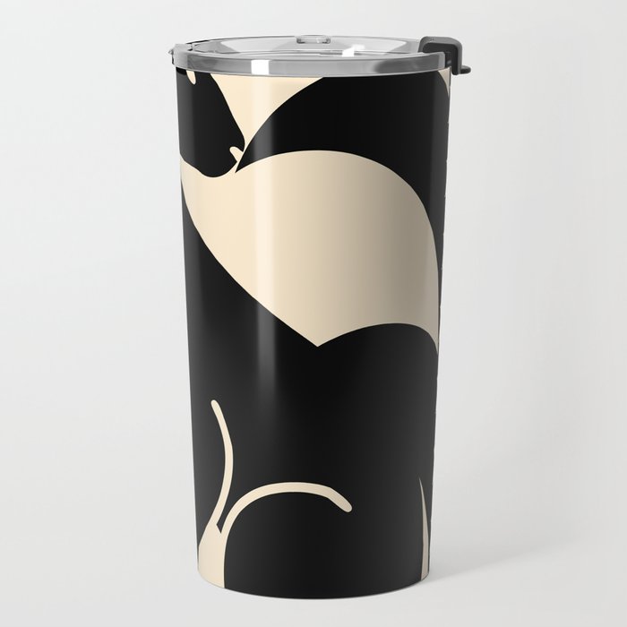 Minimalist Rabbit Travel Mug Gallery Image 2