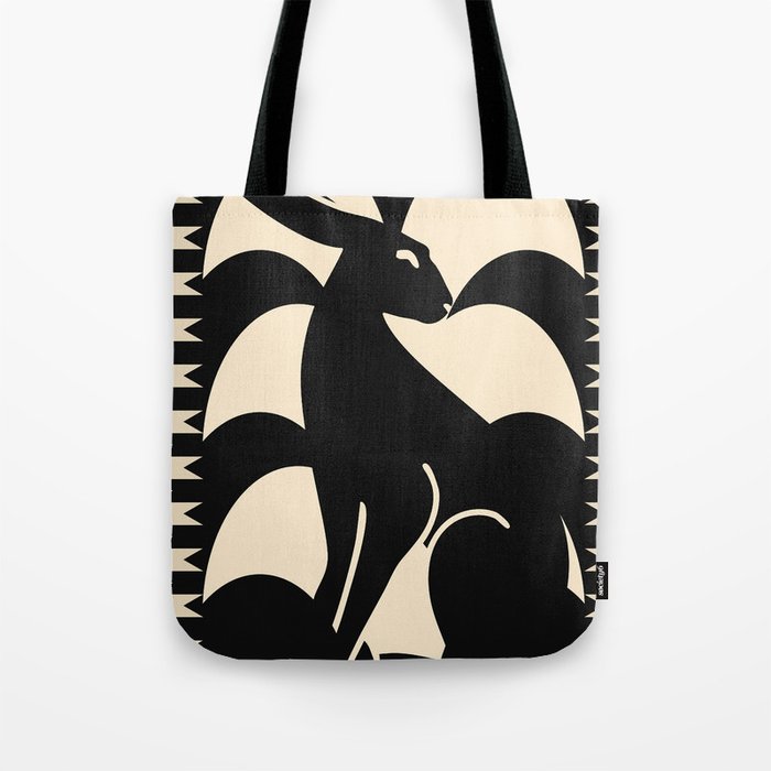 Minimalist Rabbit Tote Bag Gallery Image 1