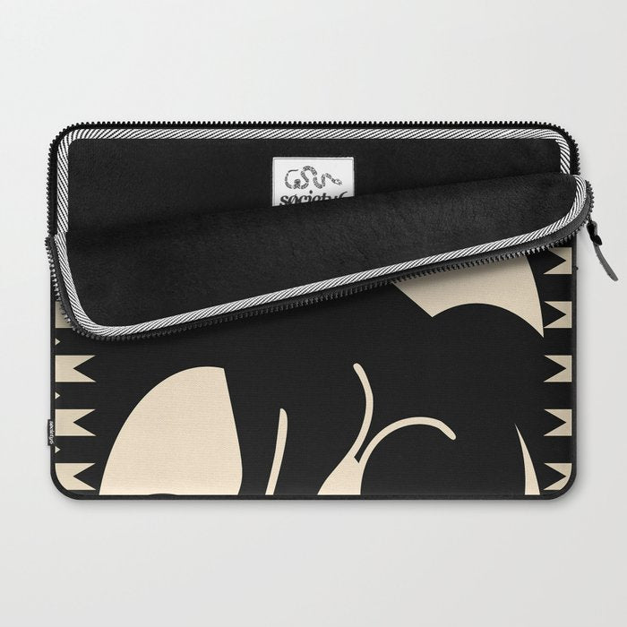 Minimalist Rabbit Laptop Sleeve Gallery Image 2