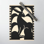 Minimalist Rabbit Wrapping Paper Gallery Image 1