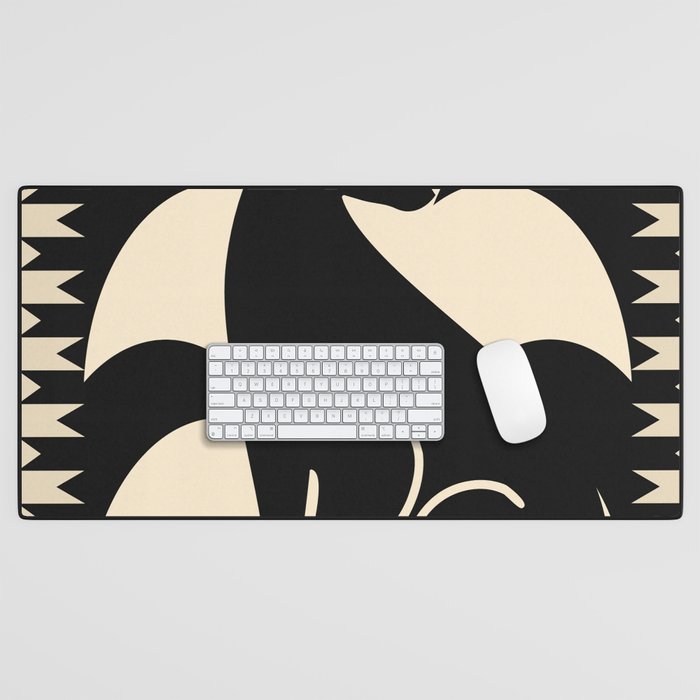 Minimalist Rabbit Desk Mat Gallery Image 1
