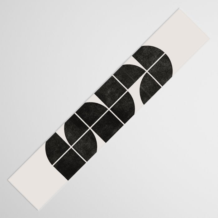Mid-Century Modern No.35 - Woodblock Print Table Runner Gallery Image 3