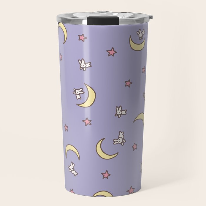 Purple Moon Anime  Travel Mug Gallery Image 1