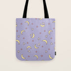Purple Moon Anime  Tote Bag Gallery Image 1