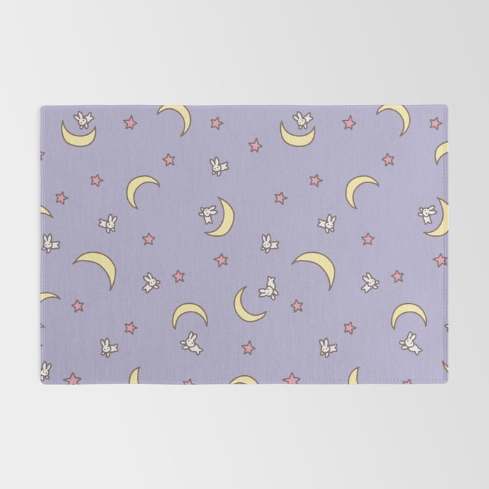 Purple Moon Anime  Rug Gallery Image 2