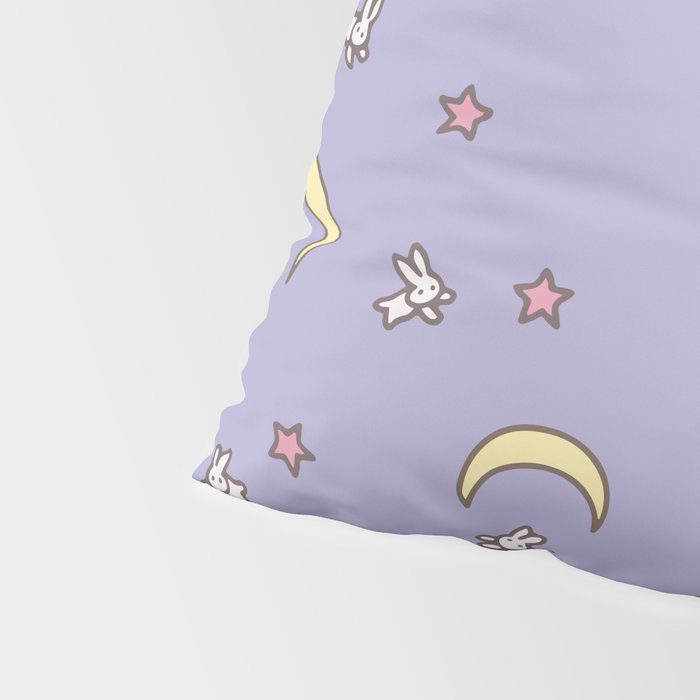 Purple Moon Anime  Pillow Sham Gallery Image 4