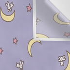 Purple Moon Anime  Wall Tapestry Gallery Image 3
