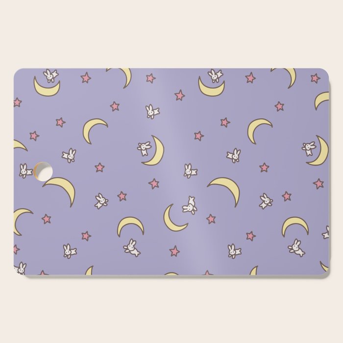 Purple Moon Anime  Cutting Board Gallery Image 1