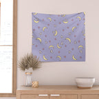 Purple Moon Anime  Wall Tapestry Gallery Image 2