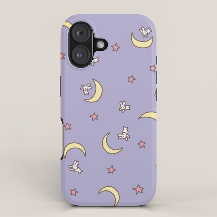 Purple Moon Anime  iPhone Case Gallery Image 1