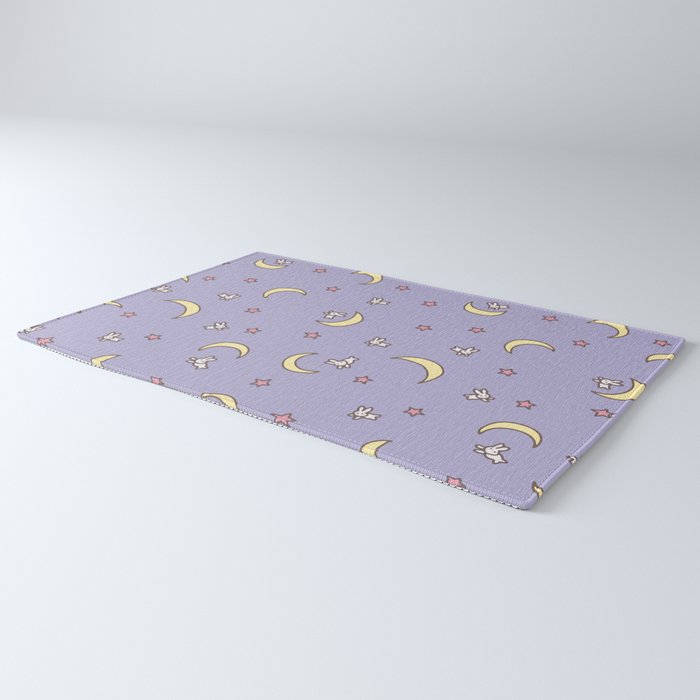 Purple Moon Anime  Rug Gallery Image 3