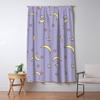 Purple Moon Anime  Window Curtain Gallery Image 5