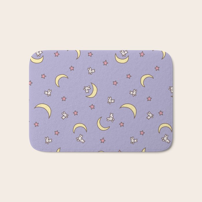 Purple Moon Anime  Bath Mat Gallery Image 1
