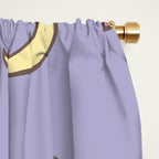 Purple Moon Anime  Window Curtain Gallery Image 2