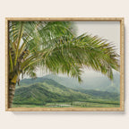 Hanalei Valley - Tropical Hawaii Landscape Photography Serving Tray Gallery Image 1