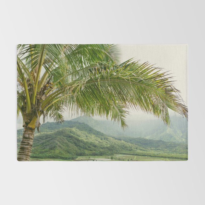 Hanalei Valley - Tropical Hawaii Landscape Photography Rug Gallery Image 2