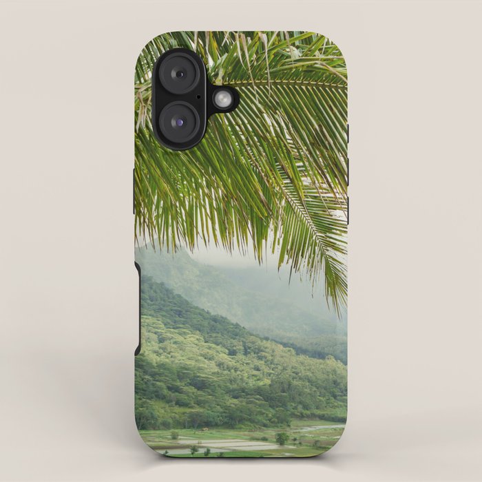 Hanalei Valley - Tropical Hawaii Landscape Photography iPhone Case Gallery Image 1