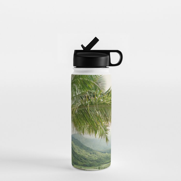 Hanalei Valley - Tropical Hawaii Landscape Photography Water Bottle Gallery Image 1