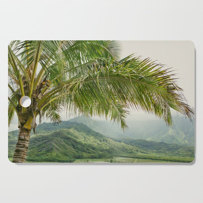 Hanalei Valley - Tropical Hawaii Landscape Photography Cutting Board Gallery Image 1