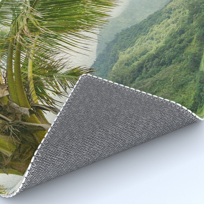 Hanalei Valley - Tropical Hawaii Landscape Photography Rug Gallery Image 4