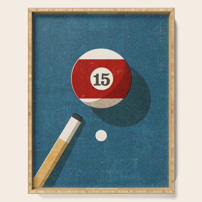 BILLIARDS / Ball 15 Serving Tray Gallery Image 1