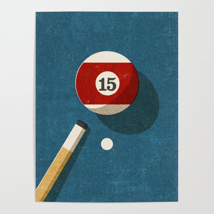 BILLIARDS / Ball 15 Poster Gallery Image 1