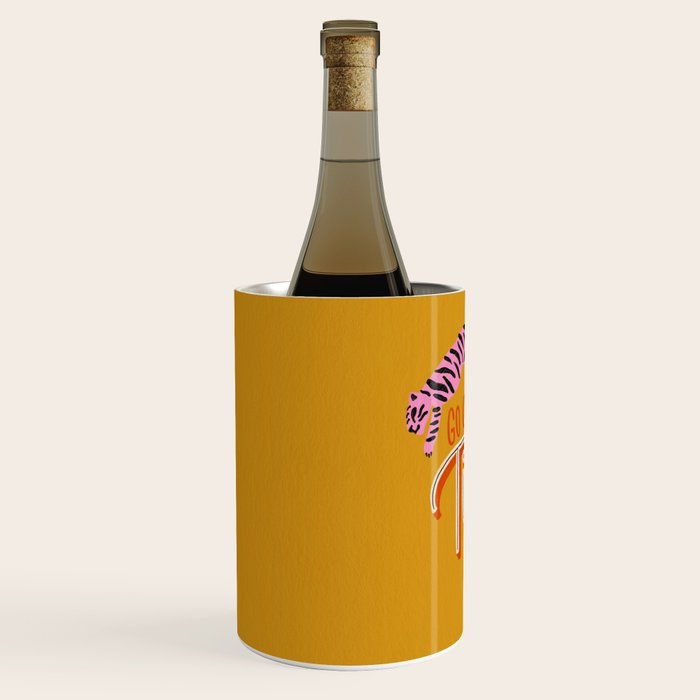 Go Get 'Em Tiger - Yellow Palette Wine Chiller Gallery Image 2