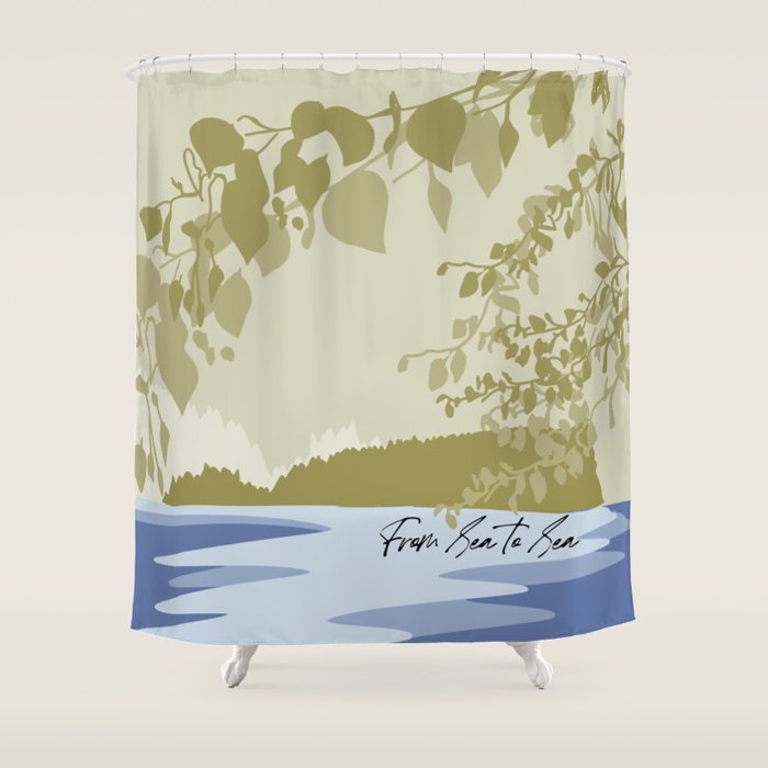location sea to sea canada Shower Curtain Gallery Image 1