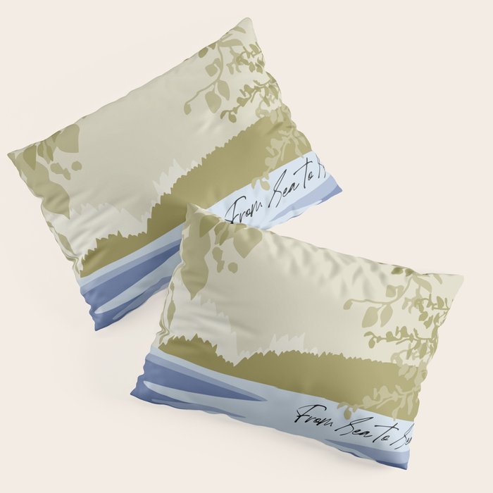 location sea to sea canada Pillow Sham Gallery Image 1