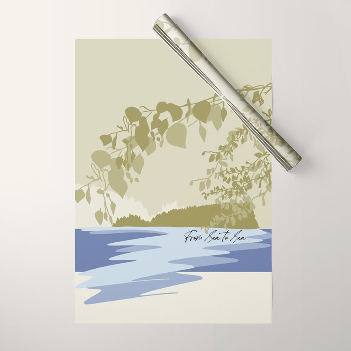location sea to sea canada Wrapping Paper Gallery Image 1