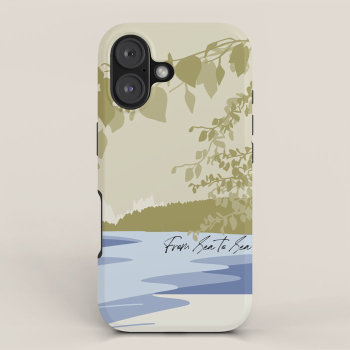 location sea to sea canada iPhone Case Gallery Image 1