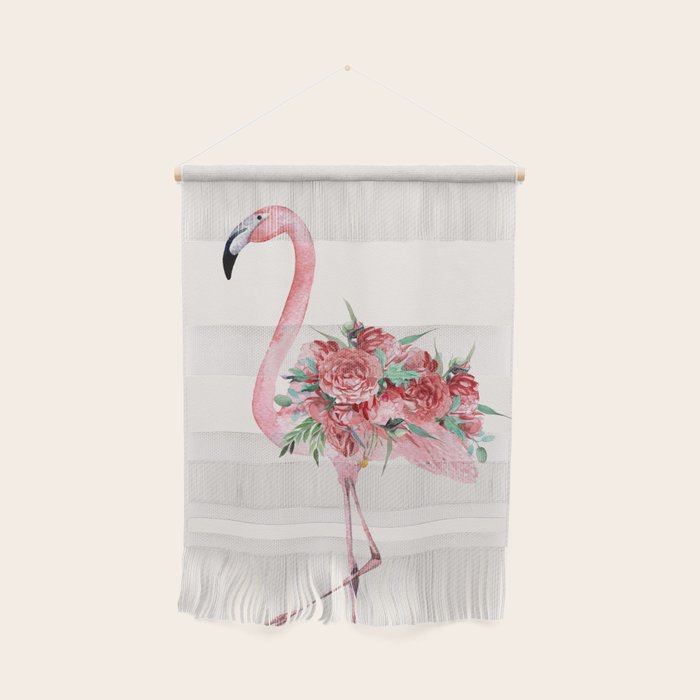 Flamingo Floral Wall Hanging Gallery Image 1