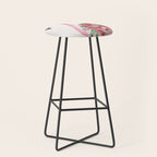 Flamingo Floral Stool Gallery Image 1