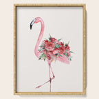 Flamingo Floral Serving Tray Gallery Image 1