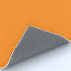 GOLD FISH Solid Color Plain Bright Orange Shade Rug Gallery Image 4