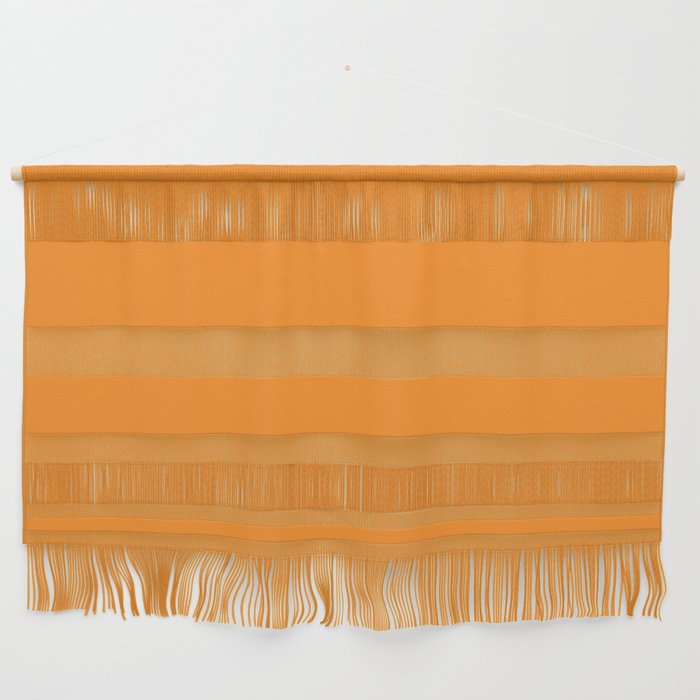 GOLD FISH Solid Color Plain Bright Orange Shade Wall Hanging Gallery Image 1
