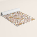 Secret Garden Birds - Neutral  Yoga Mat Gallery Image 2