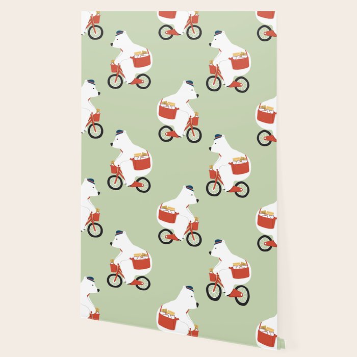 Polar bear postal express Wallpaper Gallery Image 2